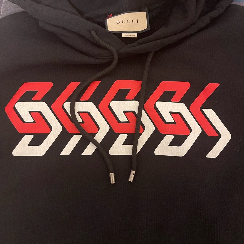 Gucci - Jersey Sweatshirt with Gucci Mirror Print